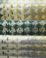 wax london Whiting - Ecru And Green Addle Check Overshirt