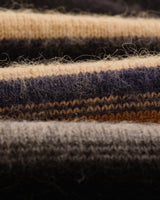 wax london Wilde - Black Brush Stripe Crew Neck