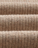 wax london men's Wilde - Natural Donegal Wool Crewneck