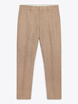 Alp Trouser Brown Check Linen
