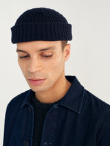 Beanie Knit Hat Navy
