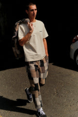 Kurt Trousers Black Patchwork