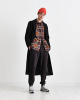 Condo Coat Black Melton Wool