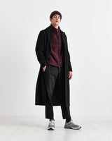 Condo Coat Black Melton Wool
