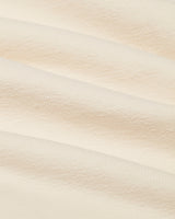 Dean T Shirt Textured Ecru Script