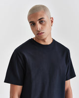 Dean T Shirt Textured Navy