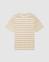 Dean T Shirt Ecru Stripe