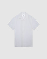 Didcot Shirt White Seersucker