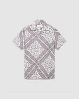 Didcot Shirt Off White/Navy Paisley