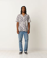 Didcot Shirt Off White/Navy Paisley