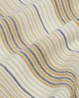 Didcot Shirt Navy/Mustard Crinkle Stripe