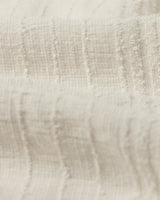 Drum Shirt Ecru Textured Stripe