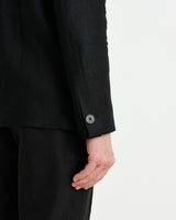 Fintry Blazer Black Linen