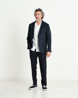 Fintry Blazer Midnight Linen