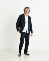 Fintry Blazer Midnight Linen