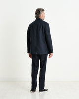Fintry Blazer Midnight Linen