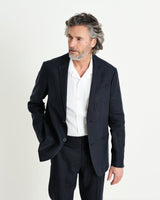 Fintry Blazer Midnight Linen