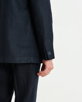 Fintry Blazer Midnight Linen