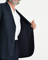 Fintry Blazer Midnight Linen