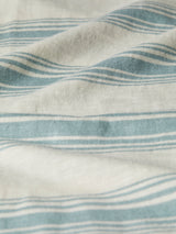 Hayden Long Sleeve T Shirt Ecru / Blue Stripe