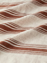 Hayden Long Sleeve T Shirt Pink / Rust Stripe