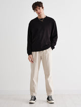 Hayden Long Sleeve T Shirt Black With Tonal W
