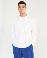 Hayden LS Pocket T Shirt White