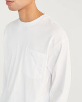 Hayden LS Pocket T Shirt White