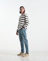 Hayden LS T Shirt Ecru/Charcoal