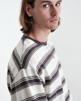 Hayden LS T Shirt Ecru/Charcoal