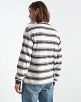 Hayden LS T Shirt Ecru/Charcoal