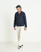Iggy Jacket Navy Ikat