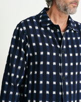 Iggy Jacket Navy Ikat