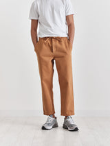 Kurt Trouser Dark Sand Cotton Twill