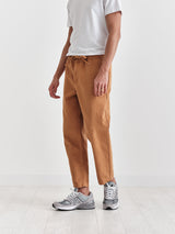 Kurt Trouser Dark Sand Cotton Twill