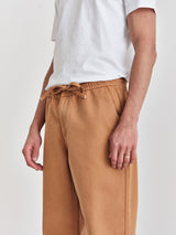 Kurt Trouser Dark Sand Cotton Twill