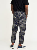 Kurt Trouser Floral Navy