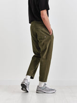 Kurt Trouser Khaki Cotton Twill