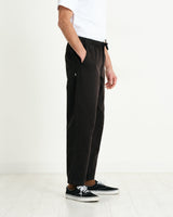 Kurt Trousers Black Heavy Twill Longer Leg
