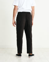 Kurt Trousers Black Heavy Twill Longer Leg
