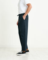 Kurt Trousers Navy Heavy Twill Longer Leg