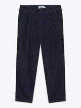 Pleat Trouser Navy Cord