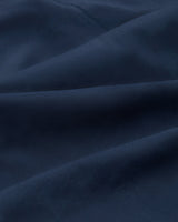 Pleat Trousers Navy Cotton Twill