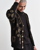 Schill Cardigan Black Garden