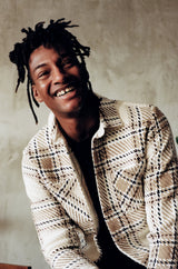 Whiting Overshirt Ecru/Beige Dag Check