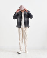 Whiting Overshirt Navy/Grey Ombre Giant Windowpane
