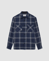 Whiting Overshirt Navy/Grey Sing Check