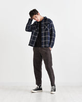 Whiting Overshirt Navy/Grey Sing Check