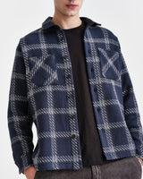 Whiting Overshirt Navy/Grey Sing Check