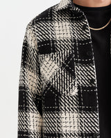 Whiting Overshirt Black Beatnik